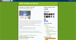 Desktop Screenshot of aavvjardinesdegerena.blogspot.com