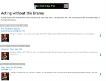 Tablet Screenshot of actingwithoutthedrama.blogspot.com