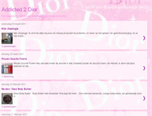 Tablet Screenshot of addicted-2-dior.blogspot.com