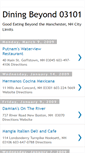 Mobile Screenshot of diningbeyond03101.blogspot.com