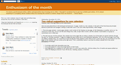 Desktop Screenshot of enthusiasmofthemonth.blogspot.com