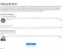 Tablet Screenshot of makeupbydanii.blogspot.com