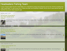 Tablet Screenshot of headwatersfishing.blogspot.com