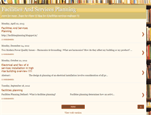Tablet Screenshot of facilitiesservicesplanning.blogspot.com
