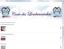 Tablet Screenshot of cantodaslembrancinhas.blogspot.com