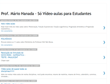 Tablet Screenshot of professormariohanada-sovideoaulas.blogspot.com