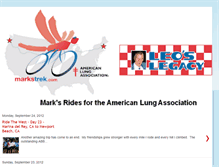 Tablet Screenshot of markstrekacrossamerica2.blogspot.com