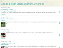 Tablet Screenshot of lightonbrokenglass.blogspot.com