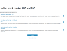 Tablet Screenshot of indianstockcapitalmarket.blogspot.com