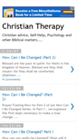 Mobile Screenshot of christiantherapy.blogspot.com