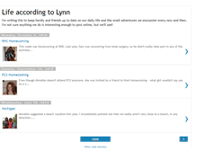 Tablet Screenshot of lifeaccordingtolynn.blogspot.com