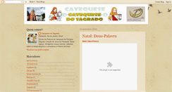 Desktop Screenshot of catequesedosagrado.blogspot.com