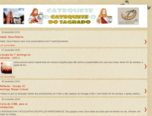 Tablet Screenshot of catequesedosagrado.blogspot.com