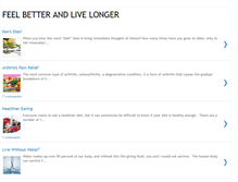 Tablet Screenshot of feelbetterandlivelonger.blogspot.com