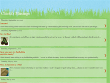 Tablet Screenshot of chickismusings.blogspot.com
