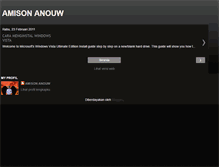 Tablet Screenshot of aanouw.blogspot.com