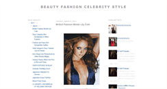 Desktop Screenshot of beautyfashioncelebritystyle.blogspot.com