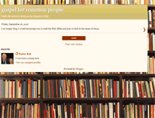 Tablet Screenshot of gospelforcommonpeople.blogspot.com