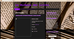 Desktop Screenshot of murmuredeslivres.blogspot.com