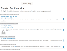 Tablet Screenshot of blendedfamilyadvice.blogspot.com