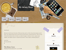 Tablet Screenshot of myjerseyboys.blogspot.com