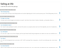 Tablet Screenshot of failingatlife.blogspot.com