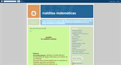 Desktop Screenshot of malditasmatematicas.blogspot.com