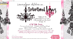 Desktop Screenshot of intentionallegacy.blogspot.com