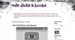 Desktop Screenshot of nutsanddicks.blogspot.com