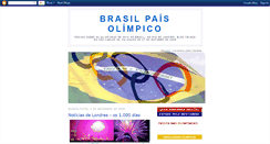 Desktop Screenshot of brasilpaisolimpico.blogspot.com