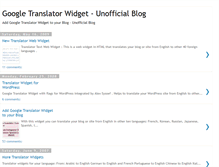 Tablet Screenshot of googletranslategadget.blogspot.com