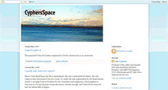 Desktop Screenshot of cyphersspace.blogspot.com