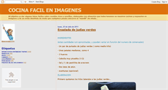 Desktop Screenshot of cocinafacilenimagenes.blogspot.com