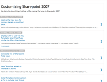 Tablet Screenshot of mysharepointanswers.blogspot.com