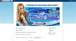 Desktop Screenshot of minutoparaganarecuador.blogspot.com