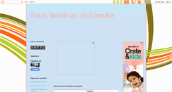 Desktop Screenshot of fotosdeecuadorturisco.blogspot.com