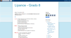 Desktop Screenshot of lipancebiologia.blogspot.com