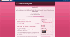 Desktop Screenshot of leticialealsystem.blogspot.com