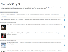Tablet Screenshot of charisse30by30.blogspot.com