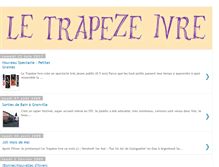 Tablet Screenshot of letrapezeivre.blogspot.com