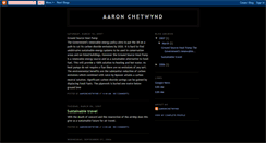 Desktop Screenshot of aaronchetwynd.blogspot.com