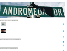 Tablet Screenshot of andromedadrive.blogspot.com