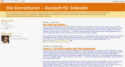 Desktop Screenshot of korrekturen.blogspot.com