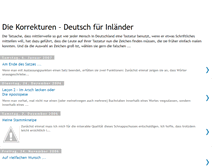 Tablet Screenshot of korrekturen.blogspot.com