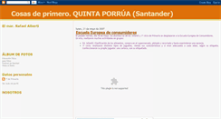 Desktop Screenshot of cosadeprimero.blogspot.com