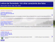 Tablet Screenshot of leituradasociedade.blogspot.com