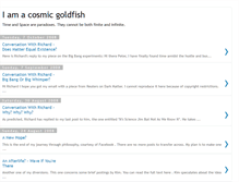 Tablet Screenshot of cosmicgoldfish.blogspot.com