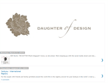 Tablet Screenshot of daughterofdesign.blogspot.com