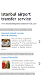 Mobile Screenshot of estambulairporttransferservice.blogspot.com