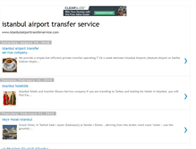 Tablet Screenshot of estambulairporttransferservice.blogspot.com